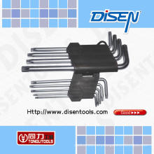 9-Piece Star Hex Key (45# Carbon Steel, CRV)